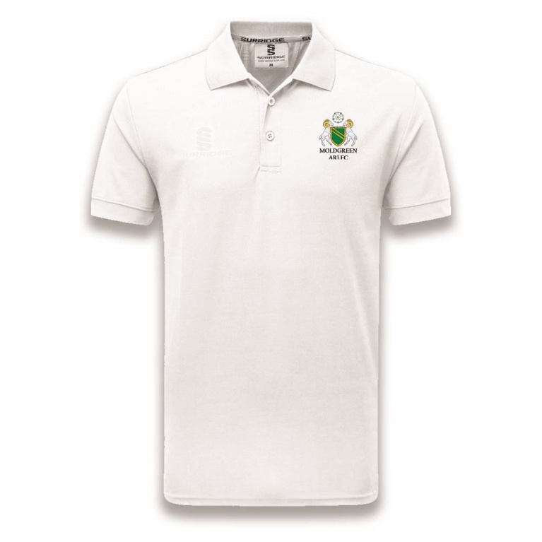 Moldgreen Rugby Club Blade Womens Polo - White